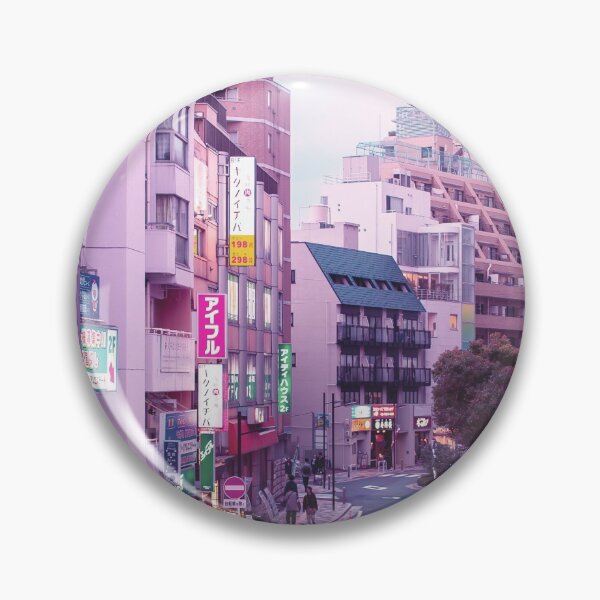 Item preview, Pink City Pop Aesthetic Tokyo Japan Poster Vaporwave lofi moody vibe designed and sold by TokyoLuv.