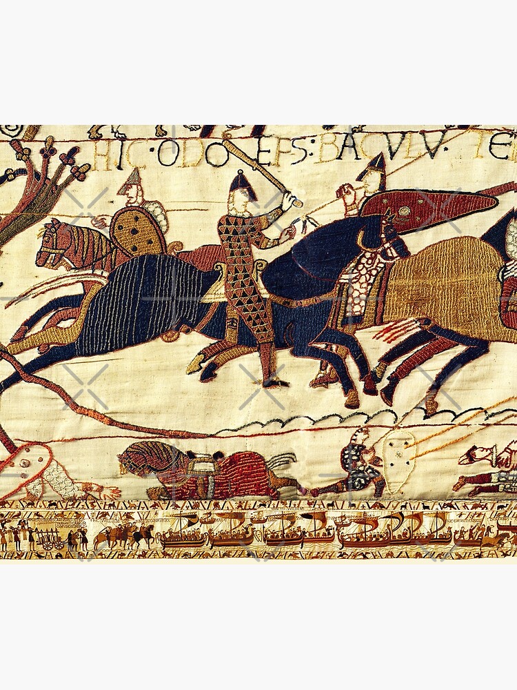 "THE BAYEUX TAPESTRY ,ODO IN THE BATTLE OF HASTINGS ,NORMAN KNIGHTS