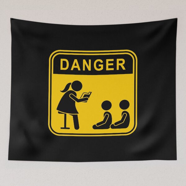 Item preview, DANGER - NO SCHOOL - LOCKDOWN RULES designed and sold by DontKnowMuch.