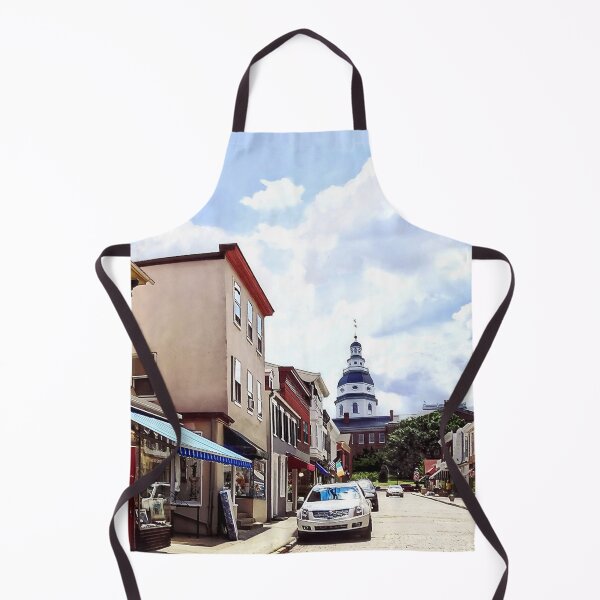 Item preview, Annapolis MD - Shops on Maryland Avenue and Maryland State House designed and sold by Susan Savad.