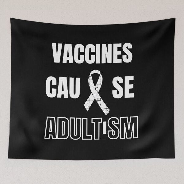 Item preview, Vaccines Cause Adultism designed and sold by Billie Sims.