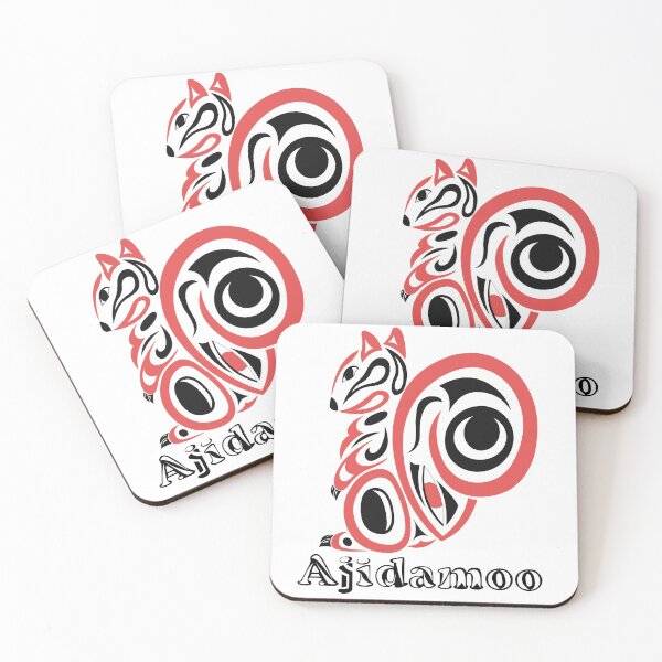 Item preview, Indigenous Squirrel (Ajidamoo) designed and sold by KendraHowland.