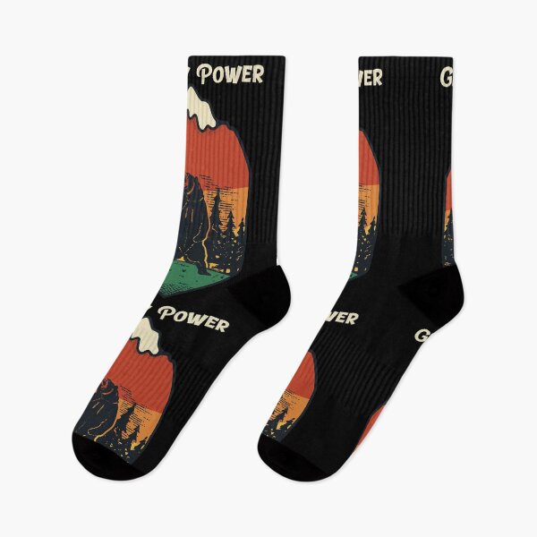 Item preview, Grizzly Power / Retro Design / Camping and Hiking Lovers / Vintage Design designed and sold by RedBoyShop.