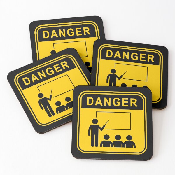 Item preview, DANGER - NO CLASSROOM TEACHING - LOCKDOWN RULES designed and sold by DontKnowMuch.