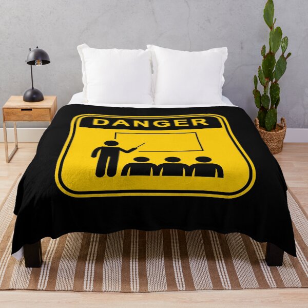 Item preview, DANGER - NO CLASSROOM TEACHING - LOCKDOWN RULES designed and sold by DontKnowMuch.