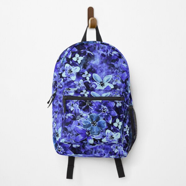 Item preview, Blue painted flowers in the garden 2 designed and sold by WzoryOzdobne.