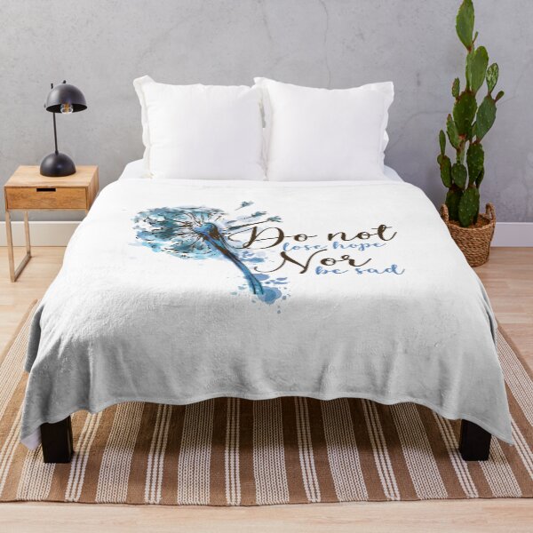 Item preview, Watercolour floral design with quote " Do not lose hope, nor be sad" designed and sold by FFelder.