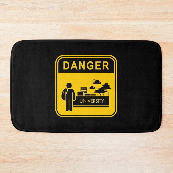 Item preview, DANGER - NO UNIVERSITY - LOCKDOWN RULES designed and sold by DontKnowMuch.