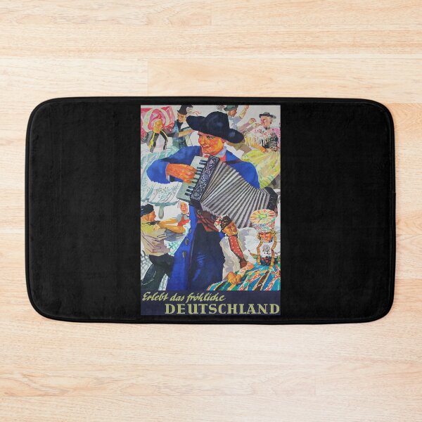 Item preview, Seht das froehliche Deutschland retro poster designed and sold by CorasPosters.