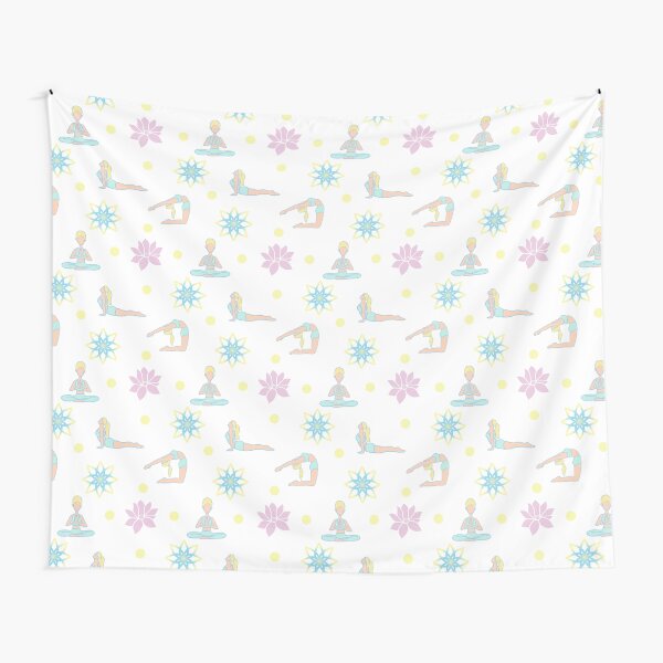 yoga pattern Tapestry