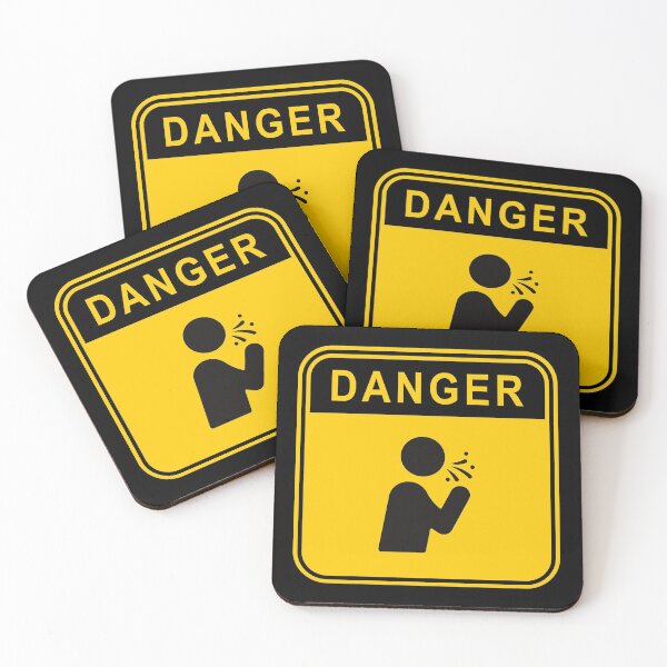 Item preview, DANGER - NO SNEEZING - LOCKDOWN RULES designed and sold by DontKnowMuch.