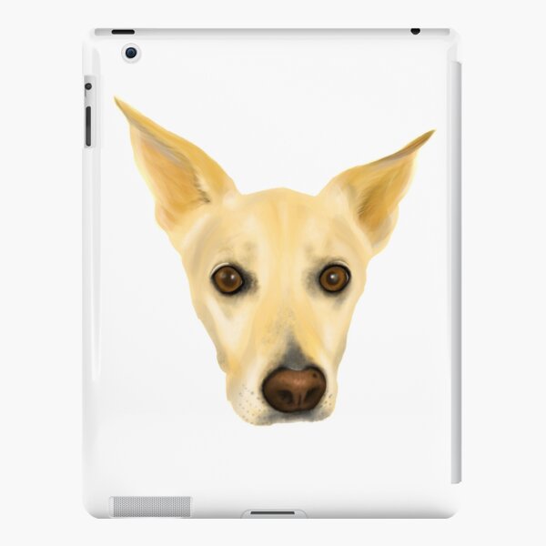 Super Cute White Dog Portrait iPad Snap Case