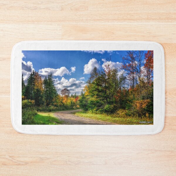 Item preview, Dirt Road on a Sunny Autumn Day designed and sold by kenmo.