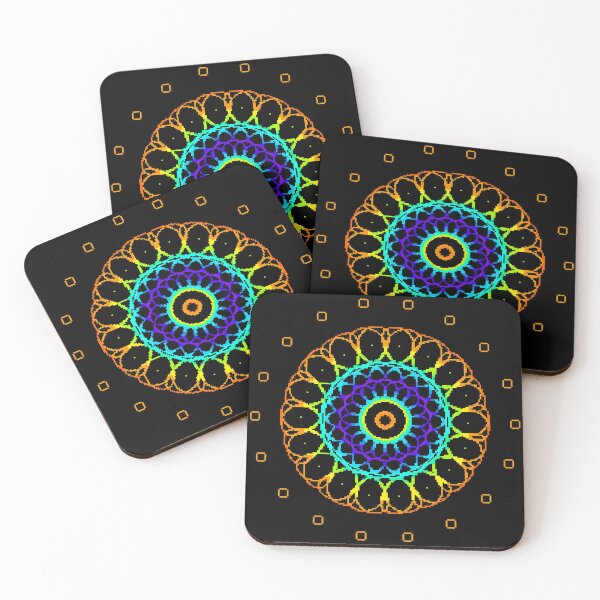 Item preview, Pixel Mandala designed and sold by ssydneyart.