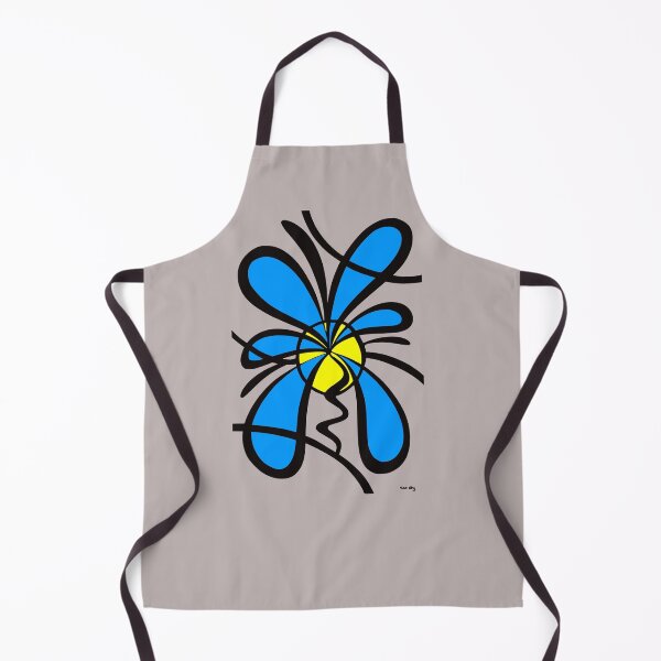 Item preview, abstract blue poppage designed and sold by matt king.