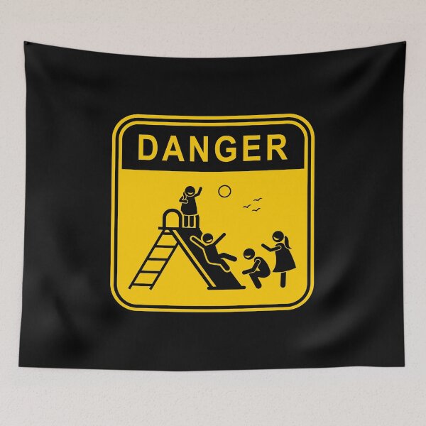 Item preview, DANGER - NO PLAYING - LOCKDOWN RULES designed and sold by DontKnowMuch.