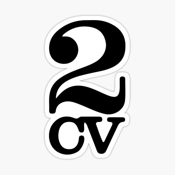 Citroën 2CV Sticker