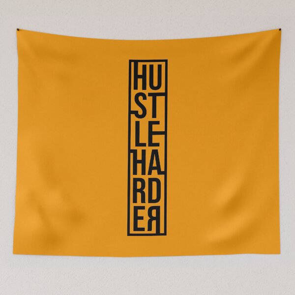 Item preview, Hustle Harder Vertical Graphic Design  designed and sold by BLAKVERSE DESIGNS.