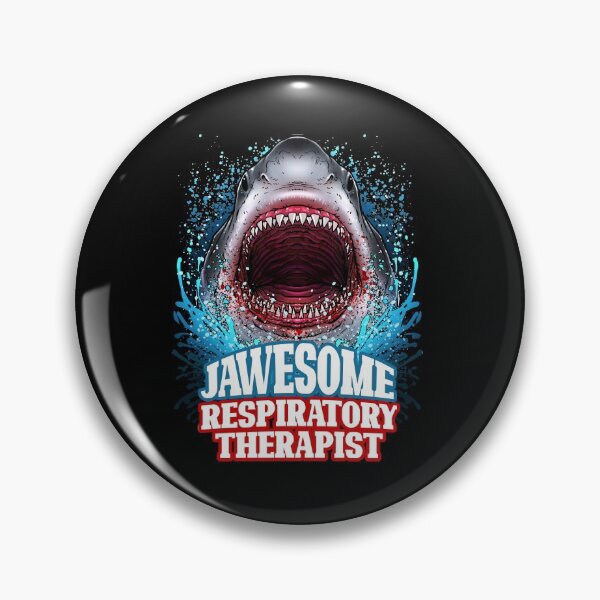Item preview, Jawesome Respiratory Therapist - Great White Shark  designed and sold by Meliafroggy.