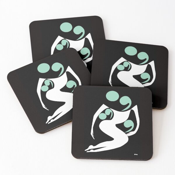 Item preview, Teal Dot Comma Family designed and sold by Carsly75.