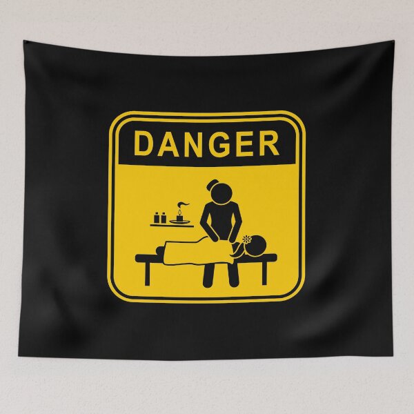 Item preview, DANGER - NO SALONS - LOCKDOWN RULES designed and sold by DontKnowMuch.