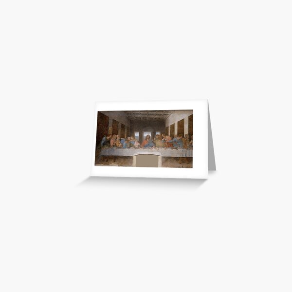 Jesus: The Last Supper, Leonardo da Vinci Greeting Card for Sale by The  Great Art