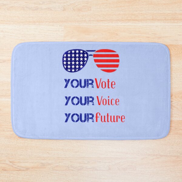 Item preview, Your vote , your voice, your future t-shirt,  vote registration, register to vote designed and sold by Morinas.