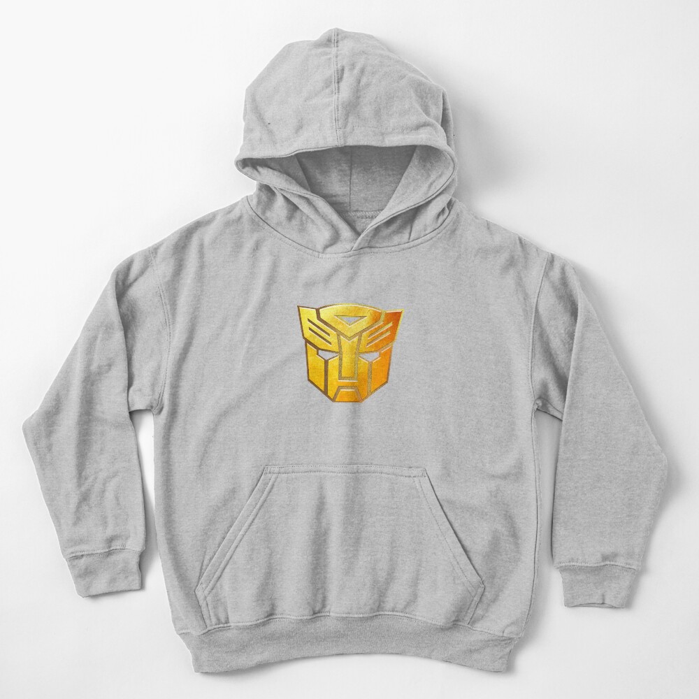 Golden Autobots Kids Pullover Hoodie