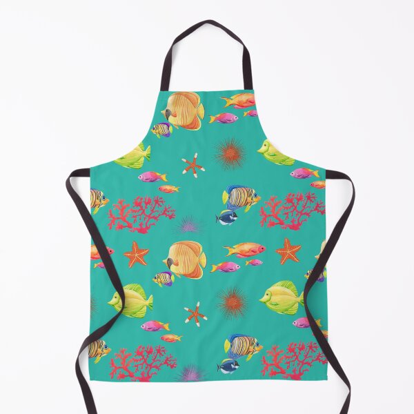 Item preview, Tropical Fish Pattern - Colorful Aquarium Fishes designed and sold by GreenSplash.