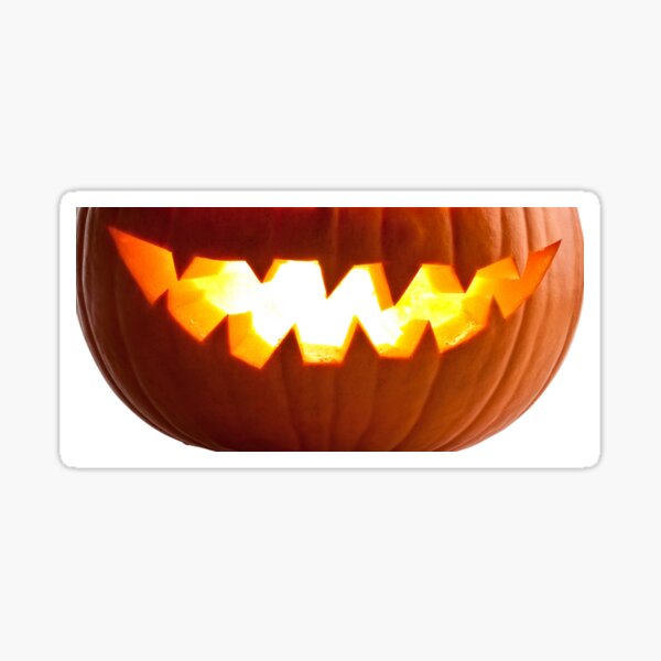 The Pumpkin Grin Sticker