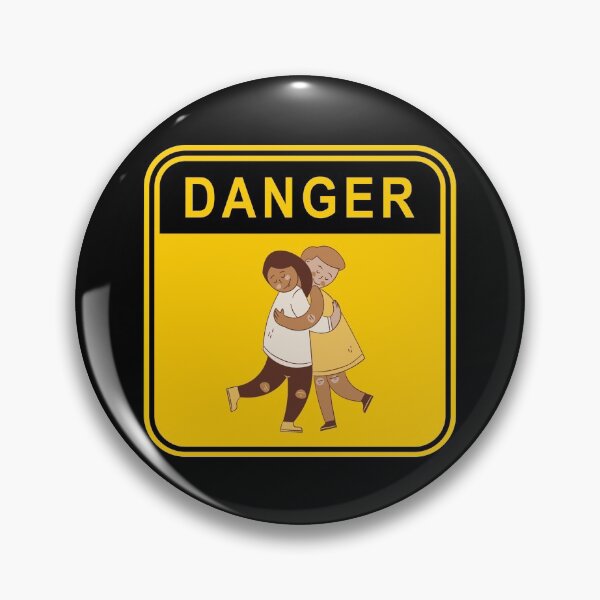 Item preview, DANGER - NO HUGS - LOCKDOWN RULES designed and sold by DontKnowMuch.