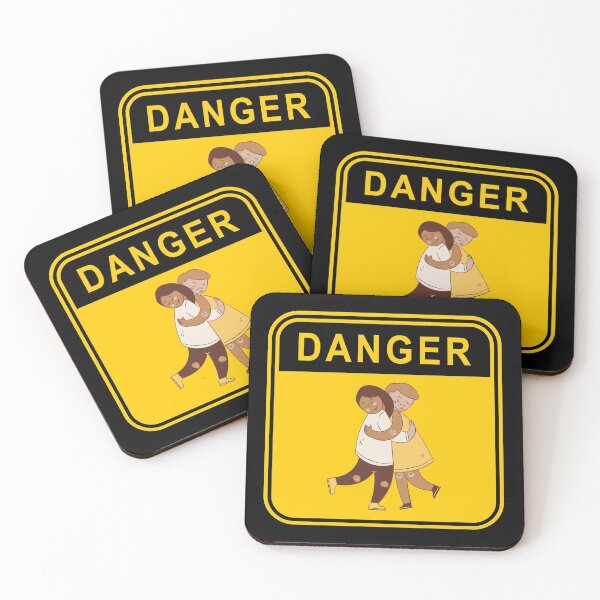 Item preview, DANGER - NO HUGS - LOCKDOWN RULES designed and sold by DontKnowMuch.