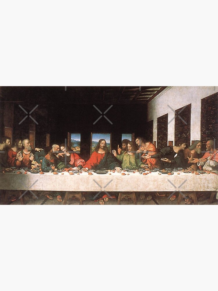 Jesus Christ: The Last Supper, by Great for Sale Redbubble Andrea Poster The Solari\