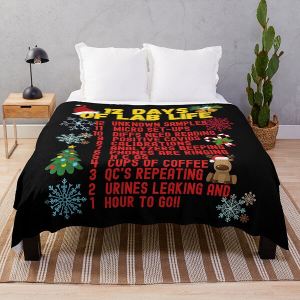 Item preview, 12 DAYS OF LAB LIFE CHRISTMAS MEDICAL LABORATORY SCIENTIST designed and sold by Hippiesole.