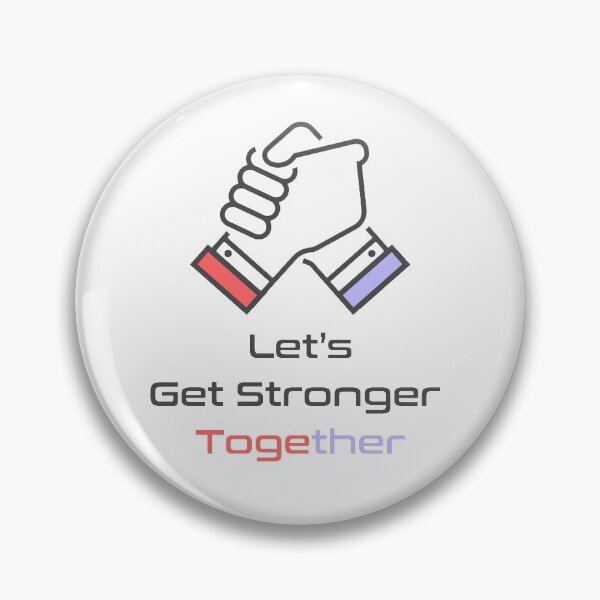 Item preview, Let's Get Stronger Together designed and sold by MJLdesigns.
