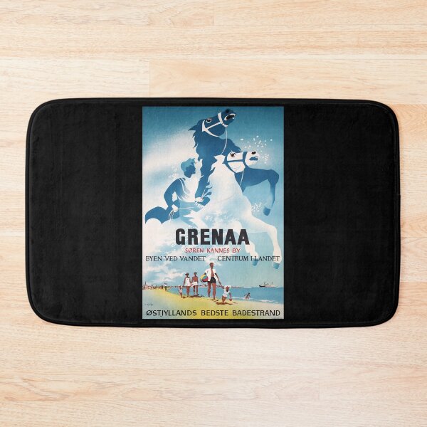 Aperçu de l'œuvre Grenaa poster retro créée et vendue par CorasPosters.