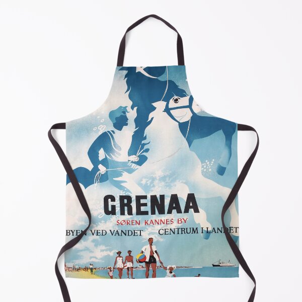 Aperçu de l'œuvre Grenaa poster retro créée et vendue par CorasPosters.