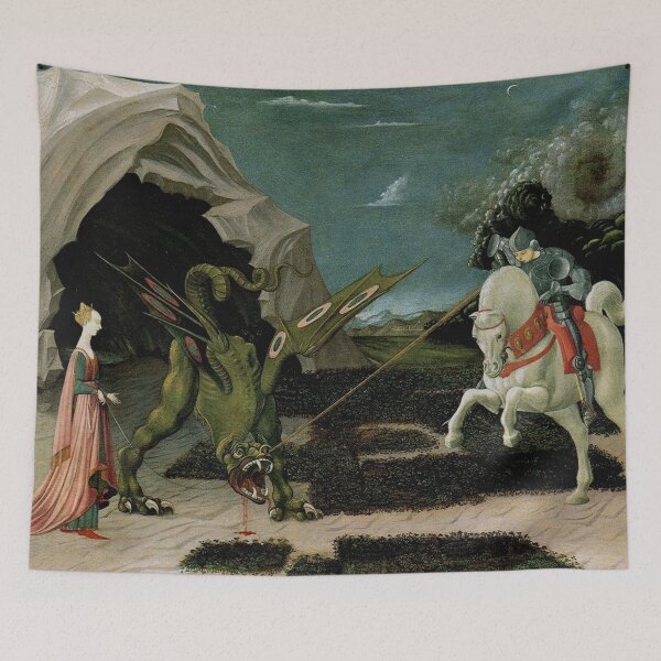 Artikelvorschau, Heiliger Georg und der Drache, Uccello entworfen und verkauft von The Great Art.