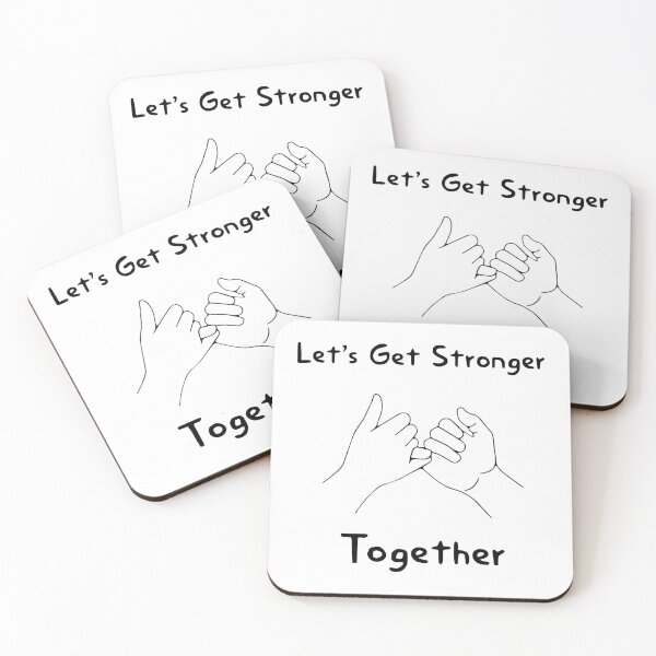 Item preview, Let's Get Stronger Together designed and sold by MJLdesigns.
