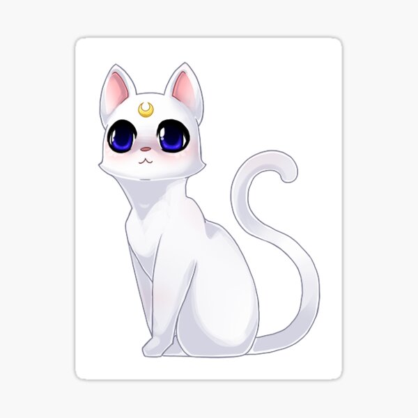 Sailor Moon Cat Stickers for Sale