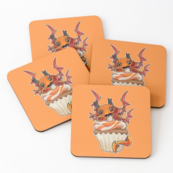 Item preview, Orange cream cupcake dragon designed and sold by ArtOfBianca.