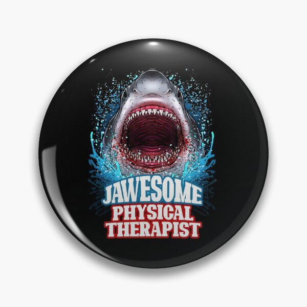 Item preview, Jawesome Physical Therapist - Great White Shark  designed and sold by Meliafroggy.