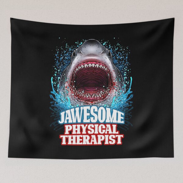 Artikelvorschau, Jawesome Physiotherapeut - Weißer Hai entworfen und verkauft von Meliafroggy.