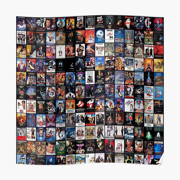 80's movies collage | the best of the best Poster