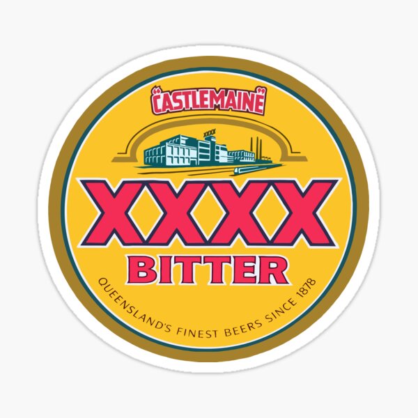 CASTLEMAINE XXXX Sticker