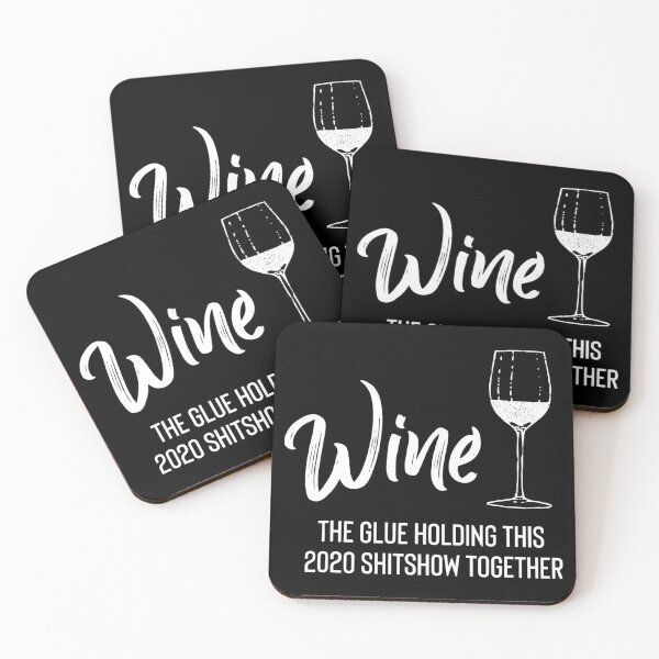 Item preview, Wine is The Glue Holding 2020 Shitshow Together Funny Gifts For Men and Women, Gift Halloween Day, Thanksgiving, Christmas Day designed and sold by DaliAlimentos.