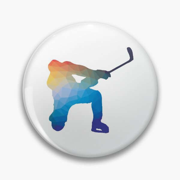 Item preview, Hockey player hitting a puck designed and sold by binti163.