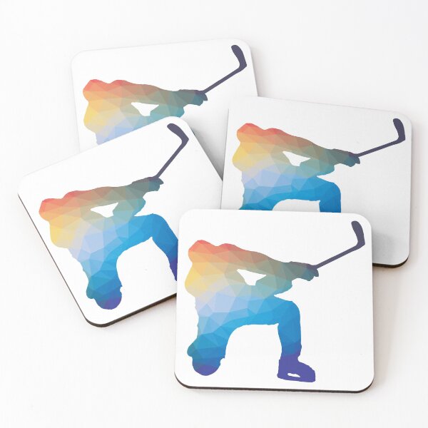 Item preview, Hockey player hitting a puck designed and sold by binti163.