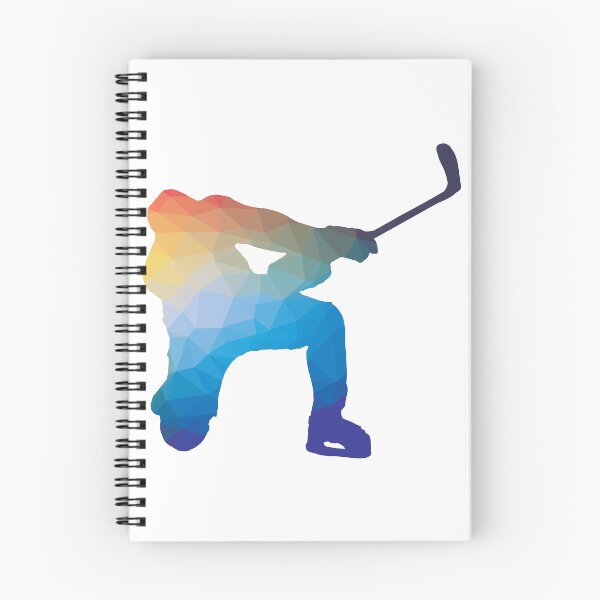 Item preview, Hockey player hitting a puck designed and sold by binti163.