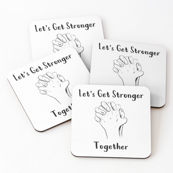 Item preview, Let's Get Stronger Together designed and sold by MJLdesigns.